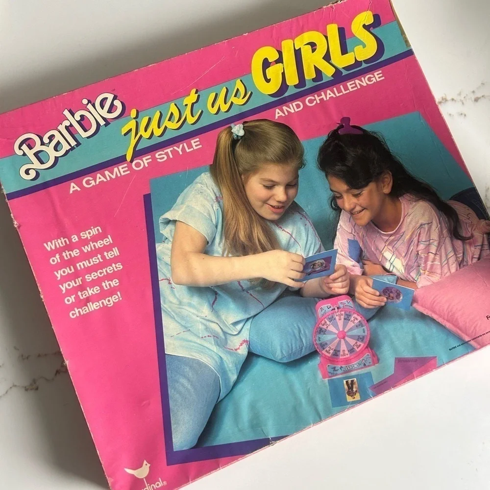 Barbie vintage just us girls board game
